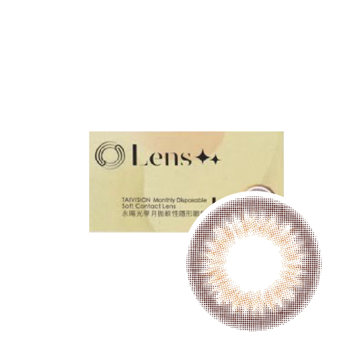 永暘光學彩色月拋星耀棕 (1片)