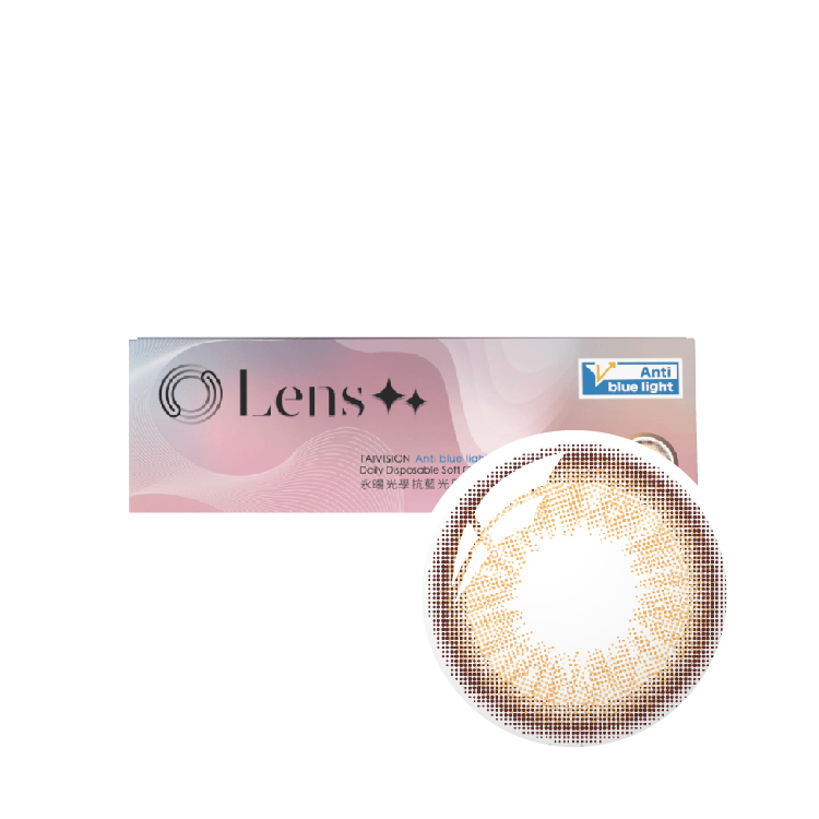 永暘光學彩色抗藍光日拋星韻褐 (10片)