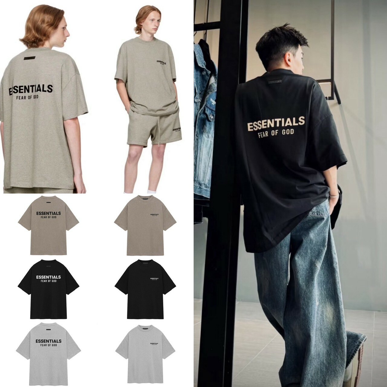 FOG ESSENTIALS 新款 前後LOGO短袖 T