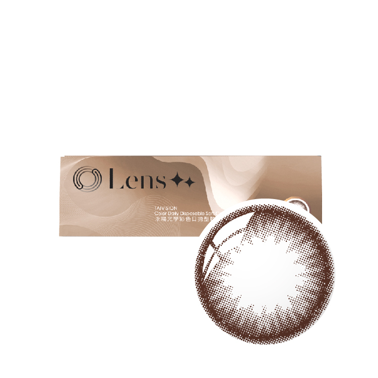 永暘光學彩色日拋星環棕 (10片)