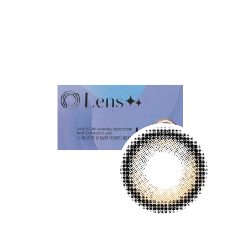 永暘光學彩色月拋星辰黑 (1片)