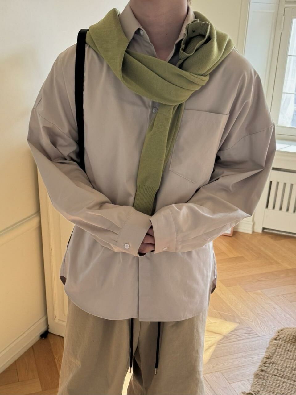 淨色長袖恤衫 BY ATTENTION-364S