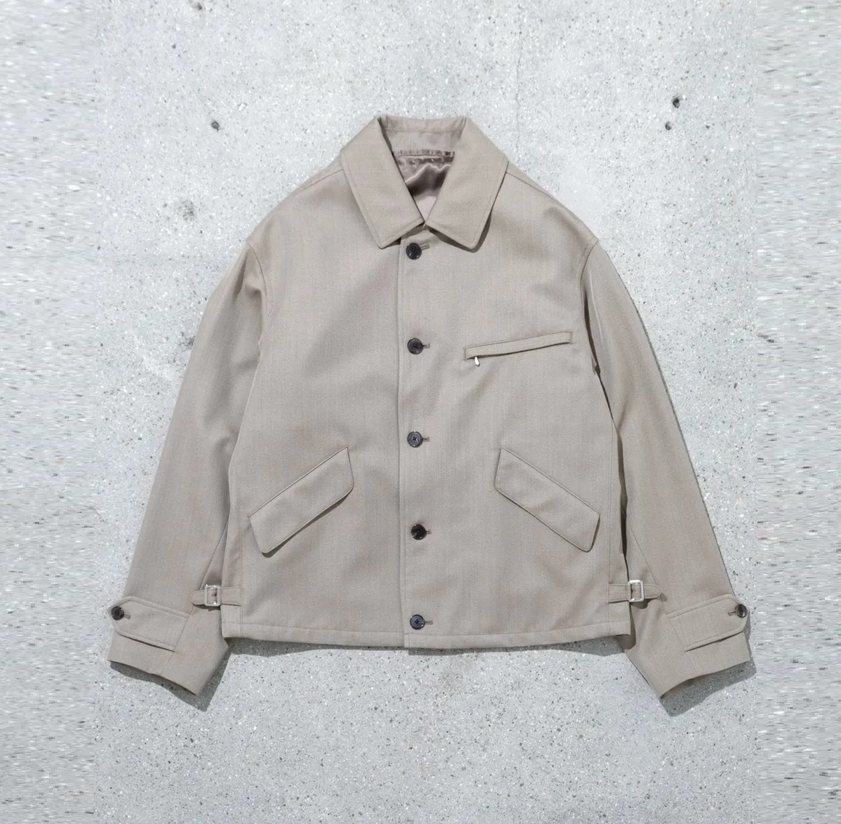 LAST PCS: A.PRESSE COVERT CLOTH JACKET - KHAKI PRE ORDER ITEM (預訂中)