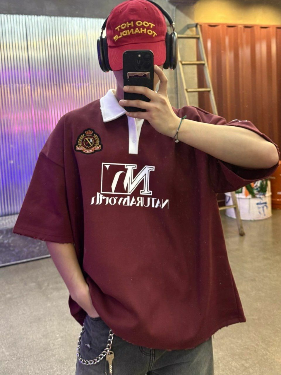 英文字短袖PoloTee BY ATTENTION-373T