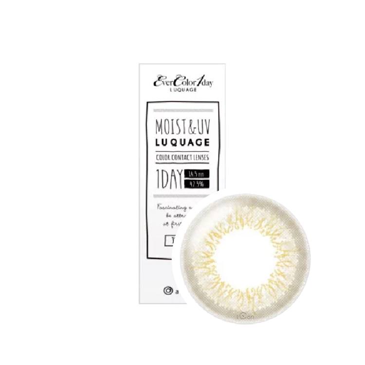 艾薇卡彩色日拋慕絲奶白 (10片）