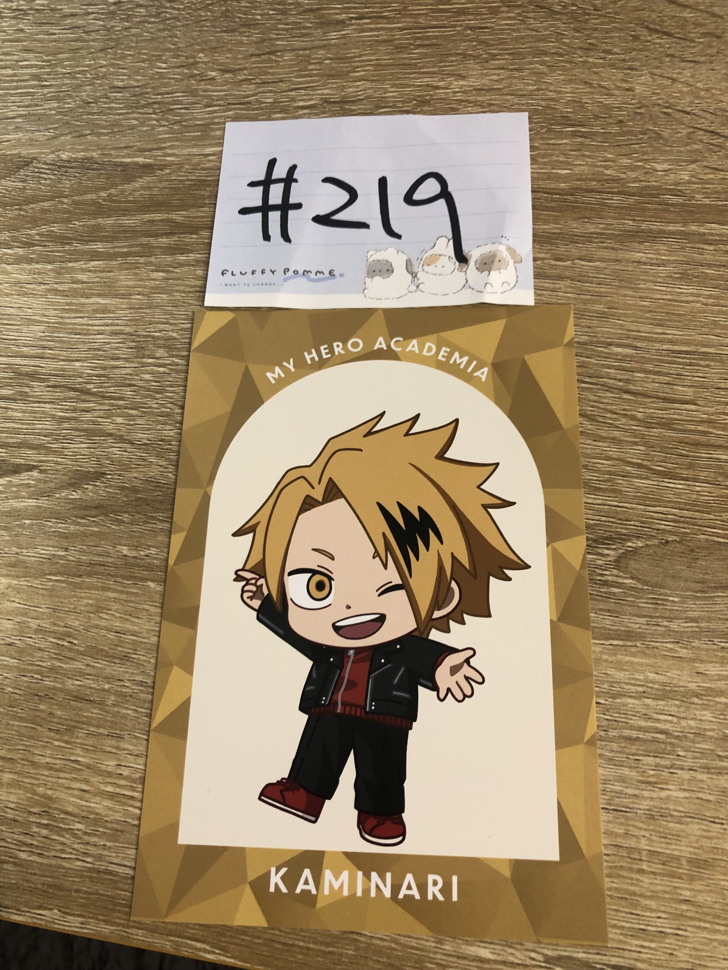 我的英雄學院   上鳴  明信片#219