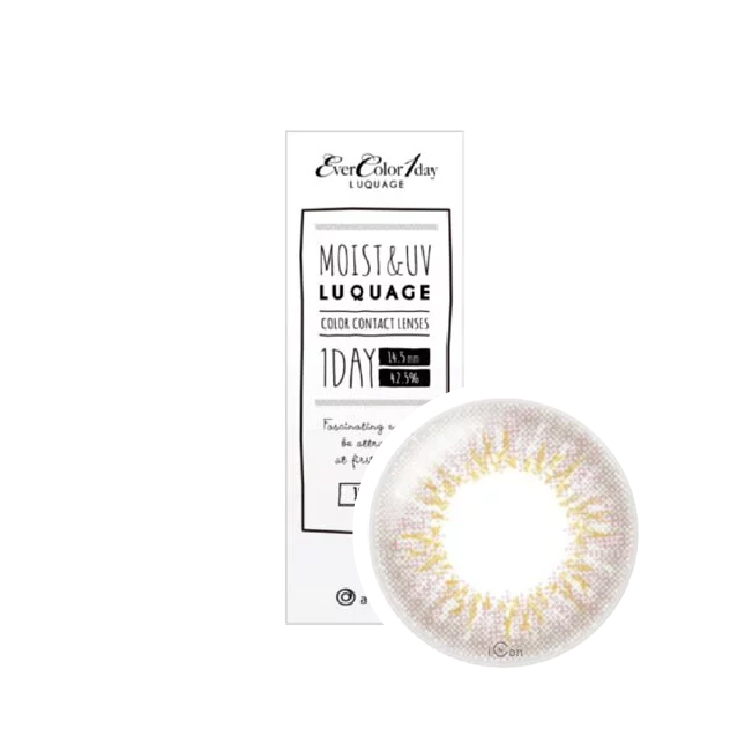 艾薇卡彩色日拋彩鑽櫻粉(10片）