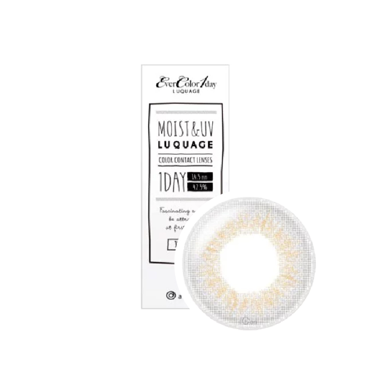 艾薇卡彩色日拋雪霜冰灰(10片）