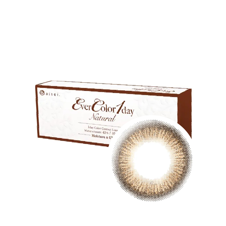 艾薇卡彩色日拋心動杏棕(10片）