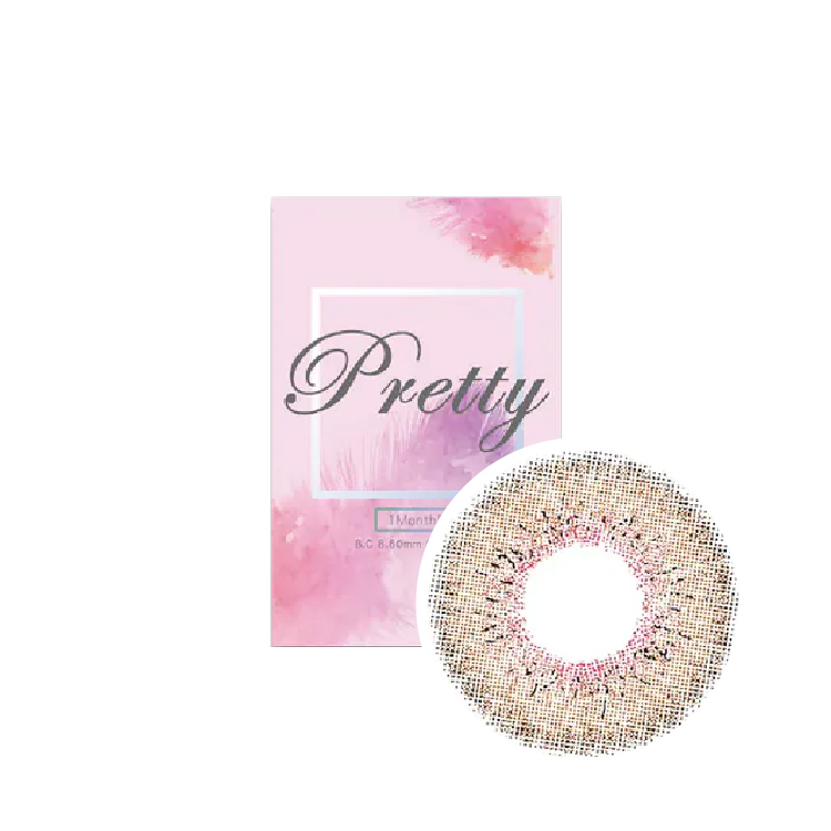 賓士混血美瞳彩色月拋(1片)安琪拉棕