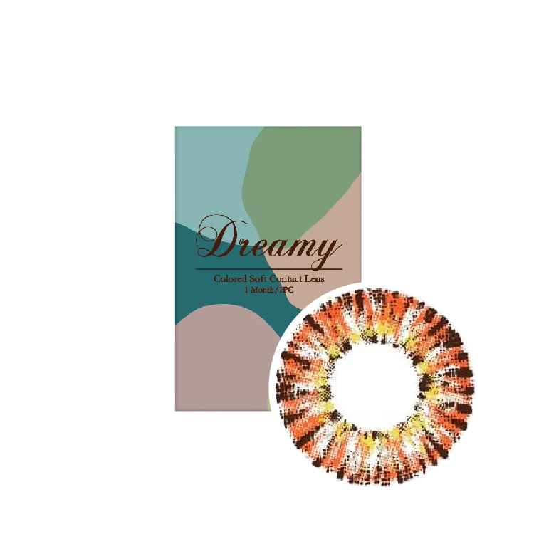 賓士夢幻美瞳彩色月拋(1片)水舞棕