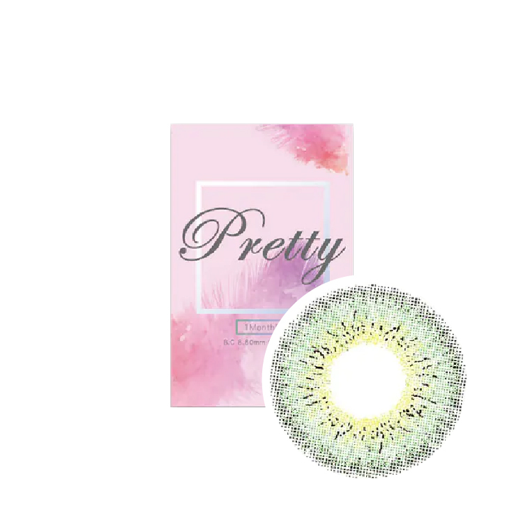 賓士混血美瞳彩色月拋(1片)安琪拉綠