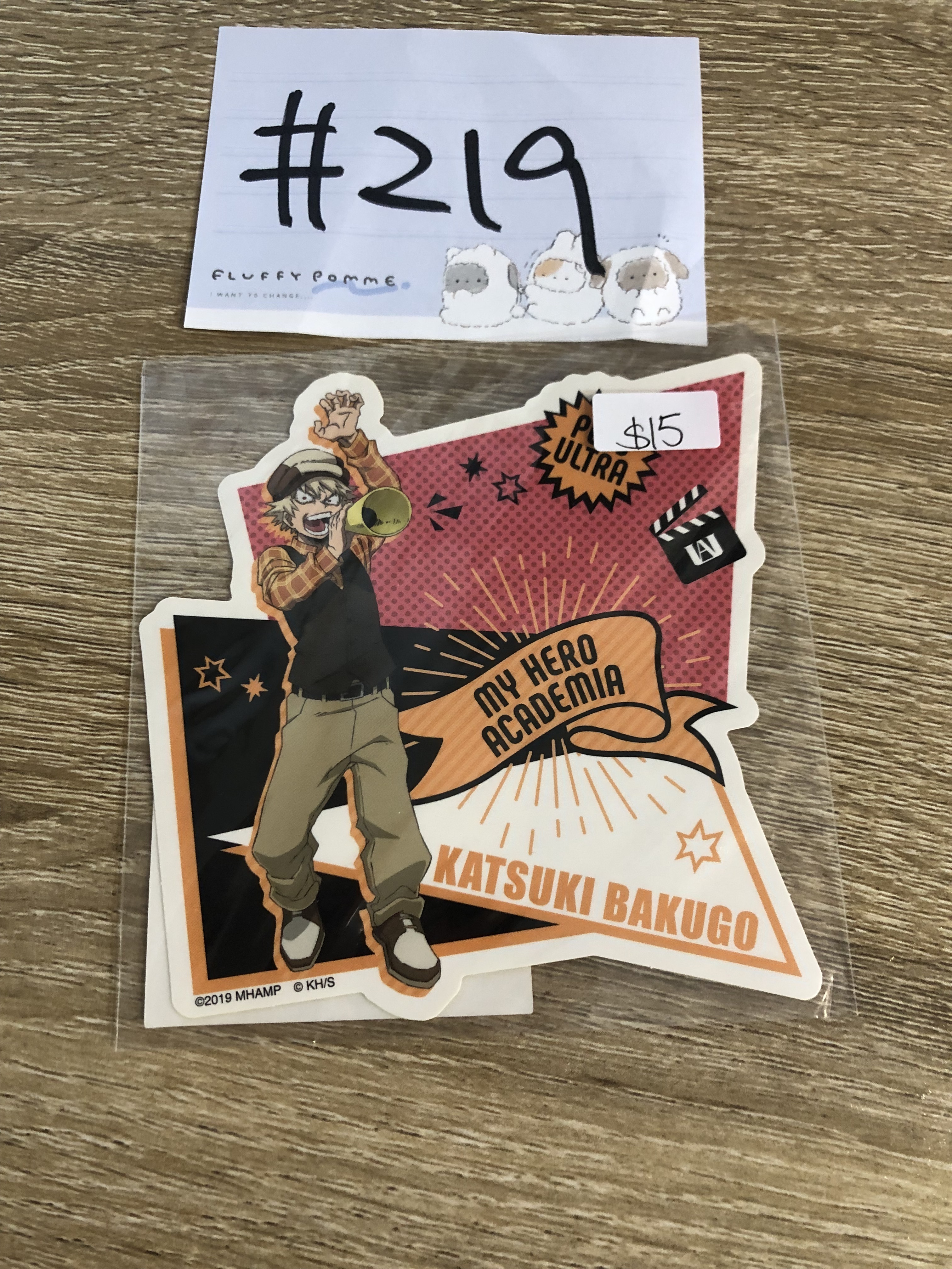 我的英雄學院  爆豪 貼紙#219