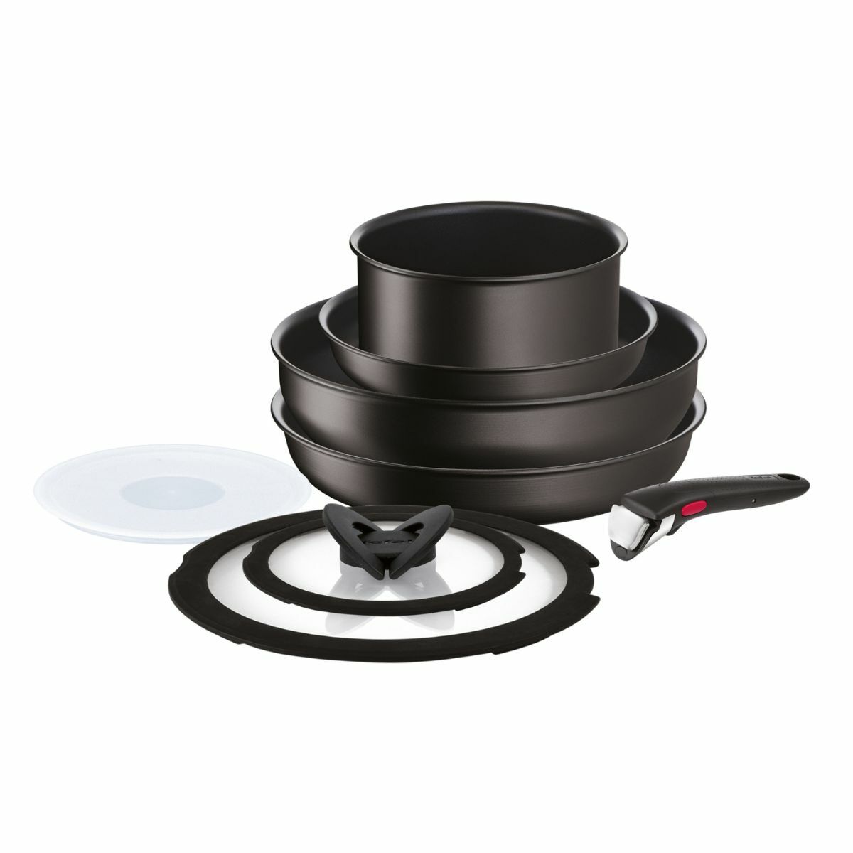 Tefal Ingenio靈巧疊疊鑊(黑色) 8件裝L7639293