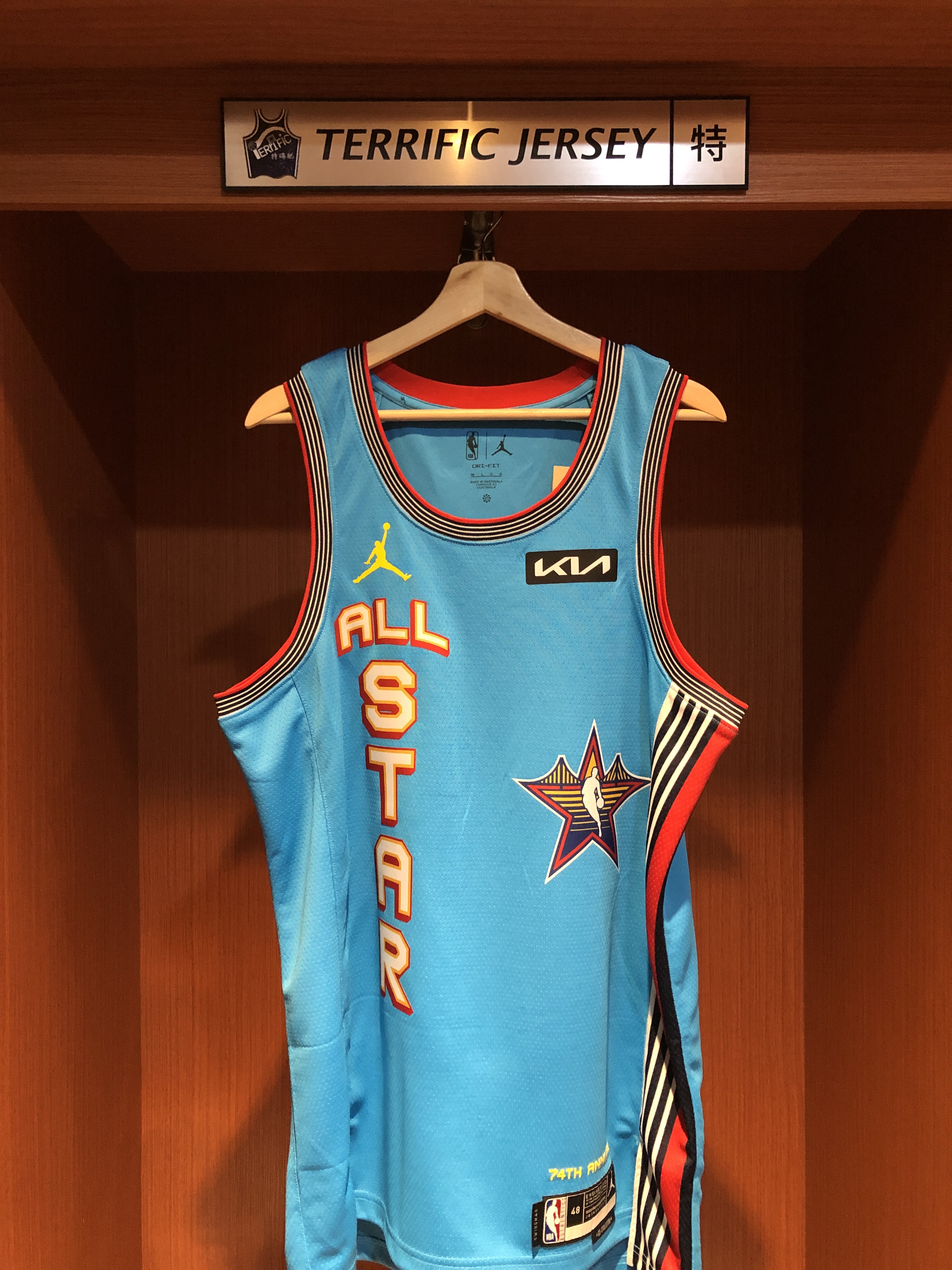 NBA球衣 James Harden 24-25 明星賽藍 ASG Jordan Swingman 球迷版 熱轉印 含贊助商標 全新