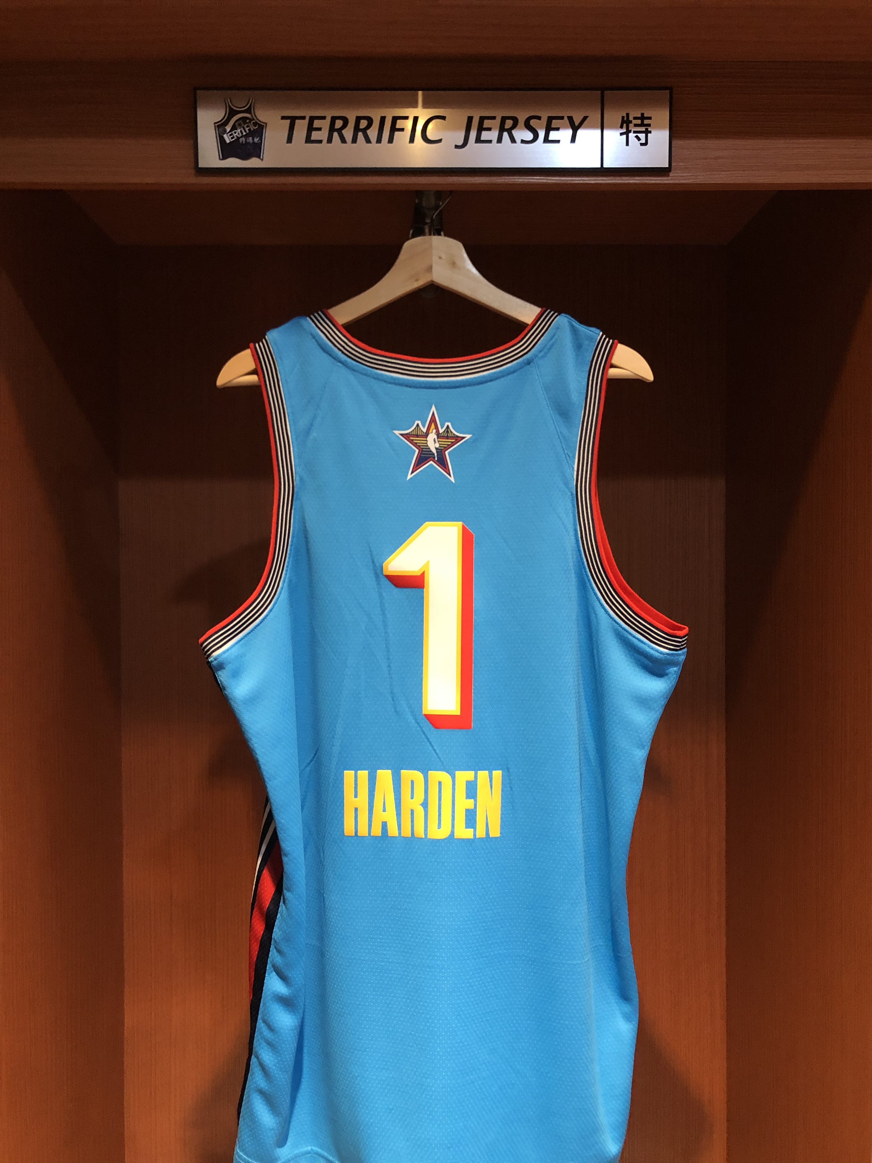 NBA球衣 James Harden 24-25 明星賽藍 ASG Jordan Swingman 球迷版 熱轉印 含贊助商標 全新