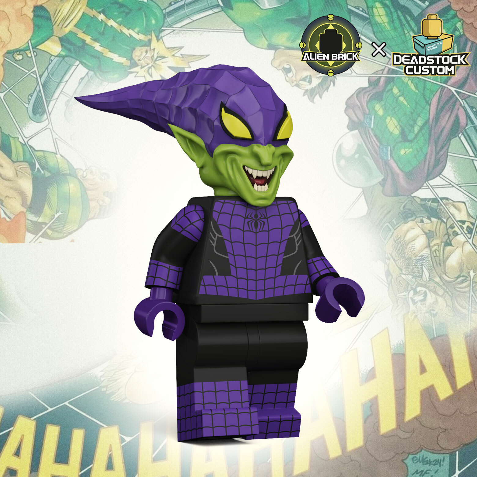 [Alien Brick][Preorder] Green Goblin Spider-Man [PADprinted]