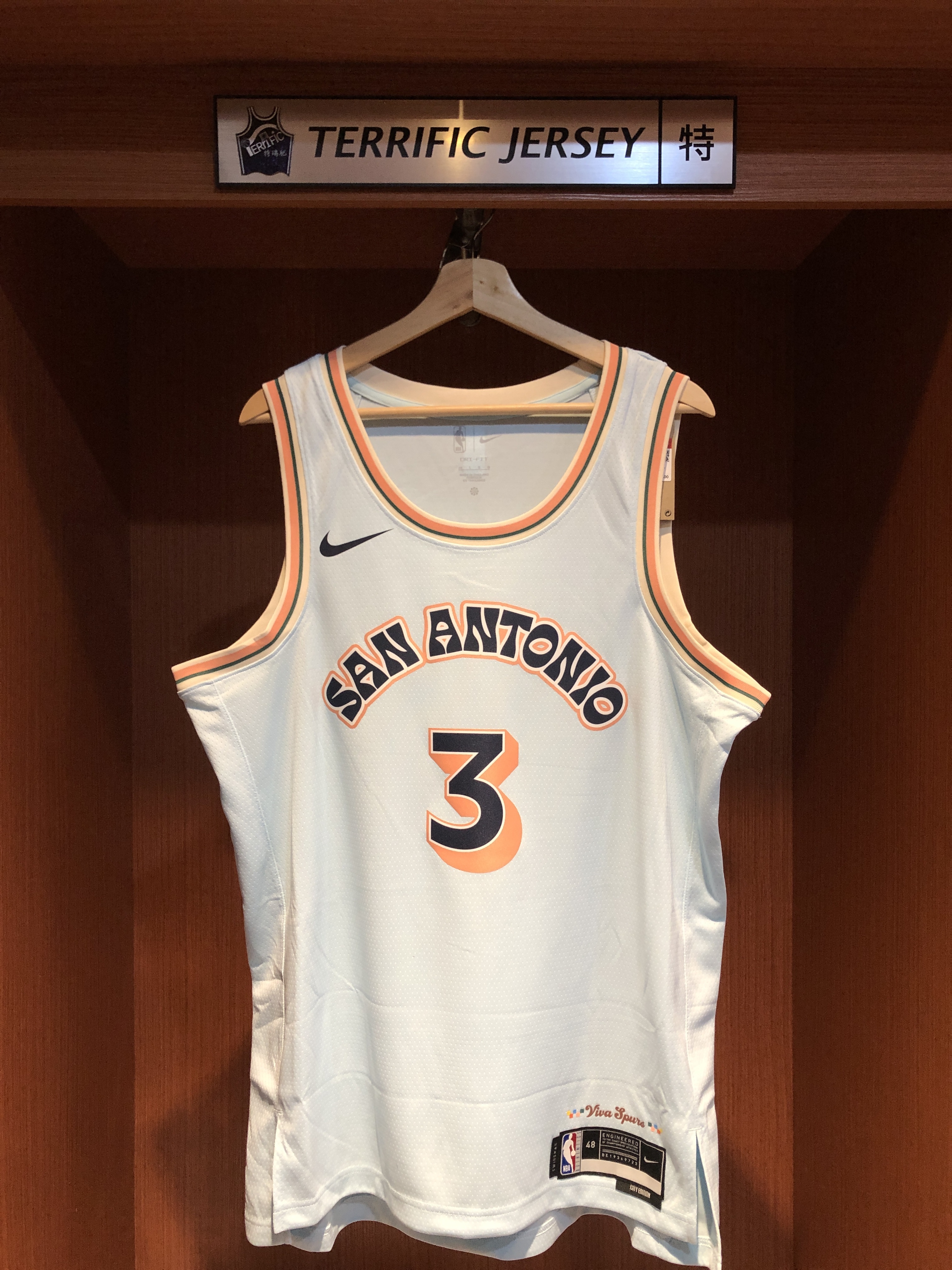 NBA球衣 Chris Paul 聖安東尼奧馬刺城市 City Nike Swingman 球迷版 熱轉印 全新