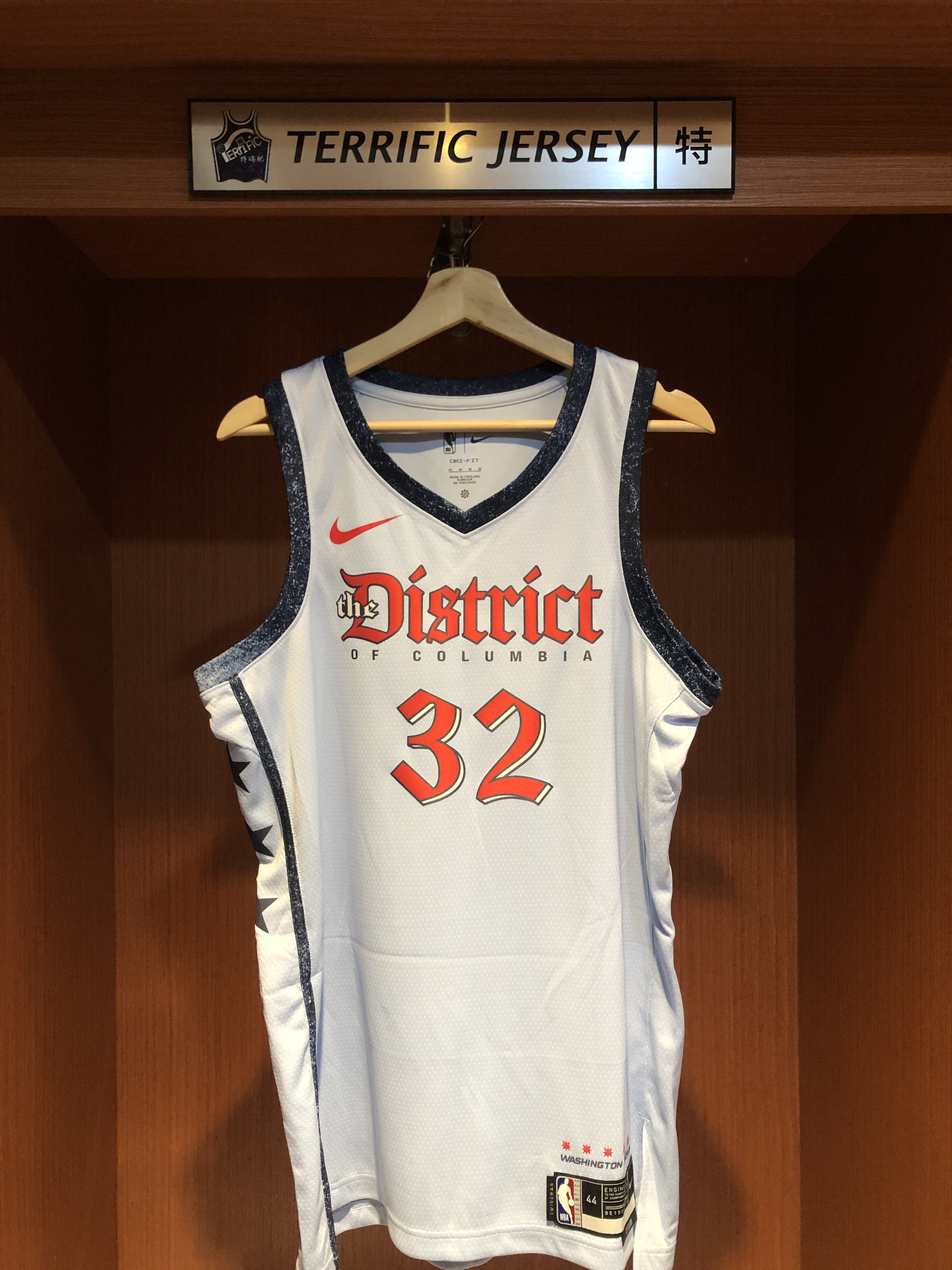 NBA球衣 Kris Middleton 華盛頓巫師城市 City Nike Swingman 球迷版 熱轉印 全新