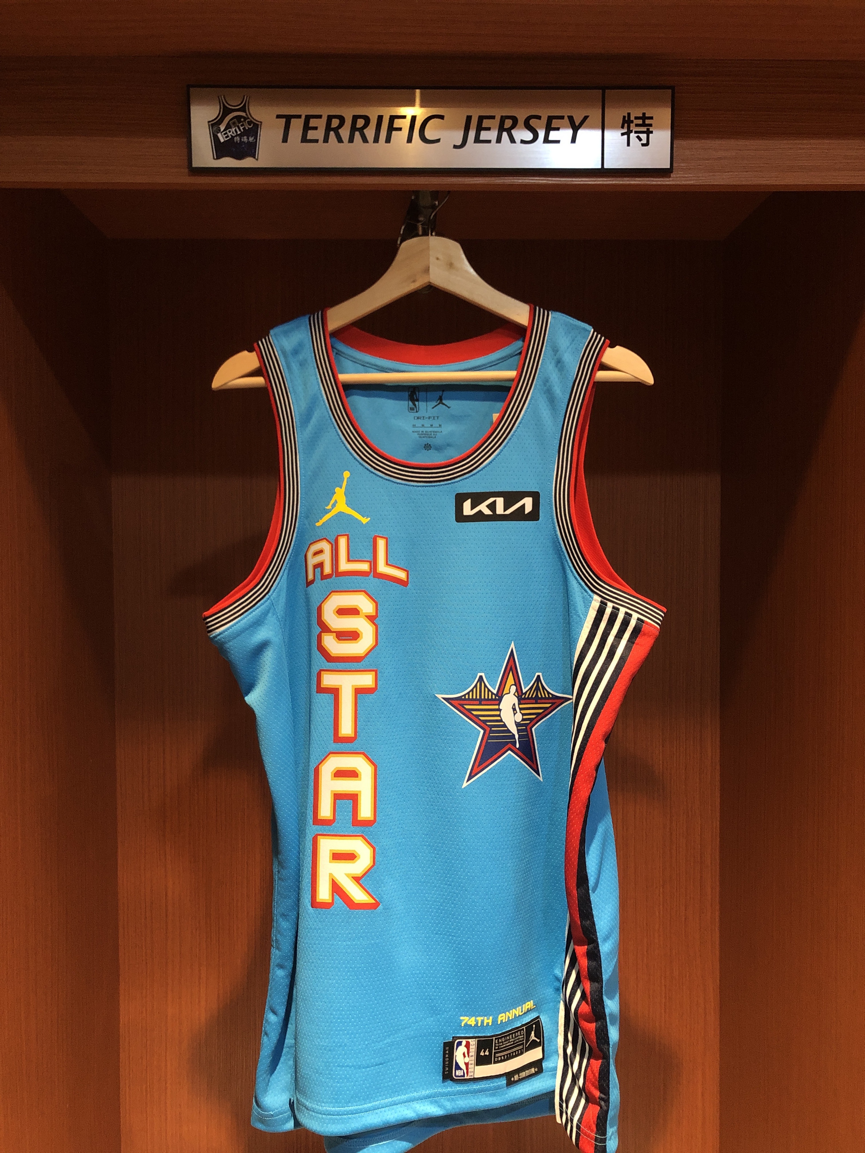 NBA球衣 Kyrie Irving 24-25 明星賽藍 ASG Jordan Swingman 球迷版 熱轉印 含贊助商標 全新