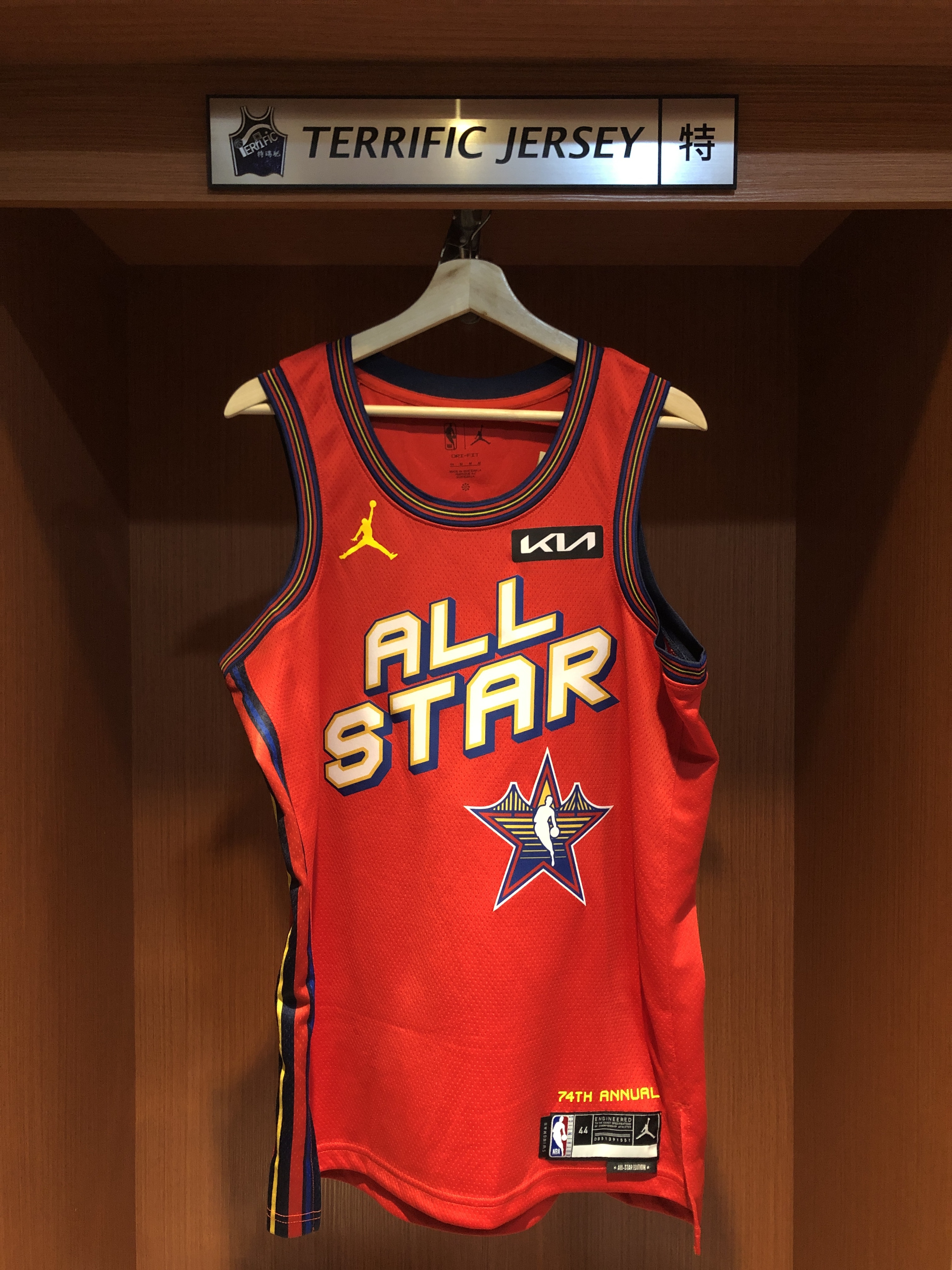 NBA球衣 Victor Wembanyama 24-25 明星賽紅 ASG Jordan Swingman 球迷版 熱轉印 含贊助商標 全新