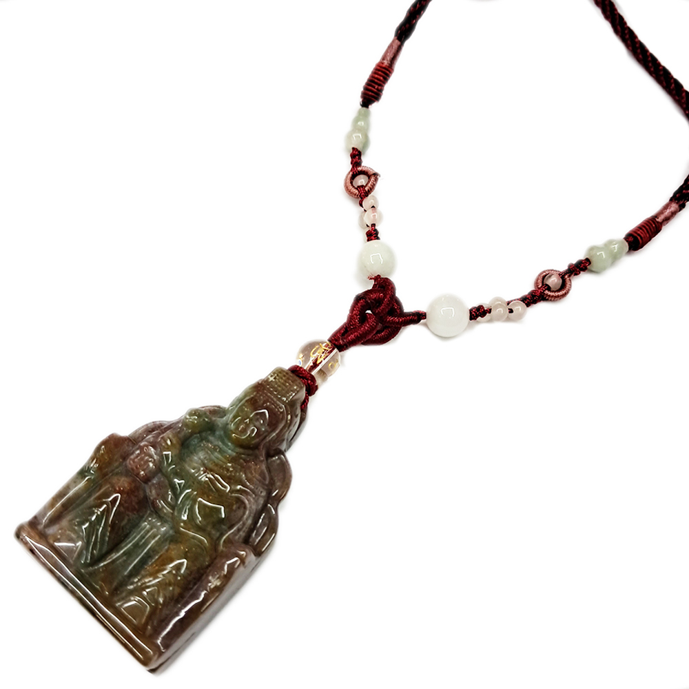 天上聖母媽祖{印度瑪瑙}項鍊【十方】137691