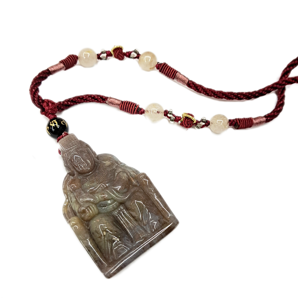 天上聖母媽祖{印度瑪瑙}項鍊【十方】137702