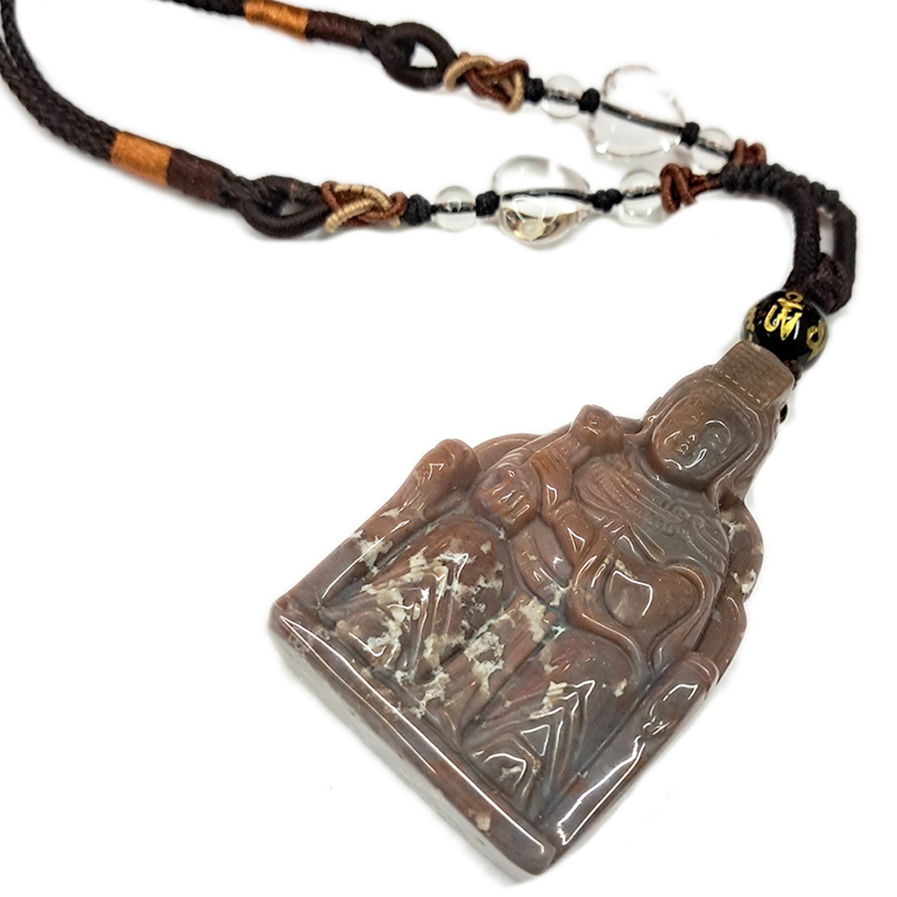 天上聖母媽祖{印度瑪瑙}項鍊【十方】137706