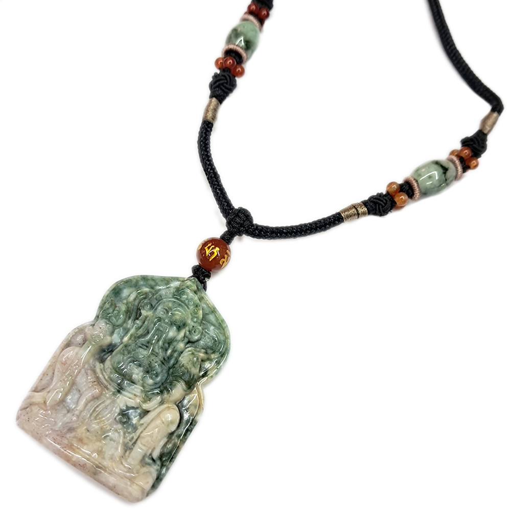 玄天上帝{七彩玉}項鍊【十方】139211