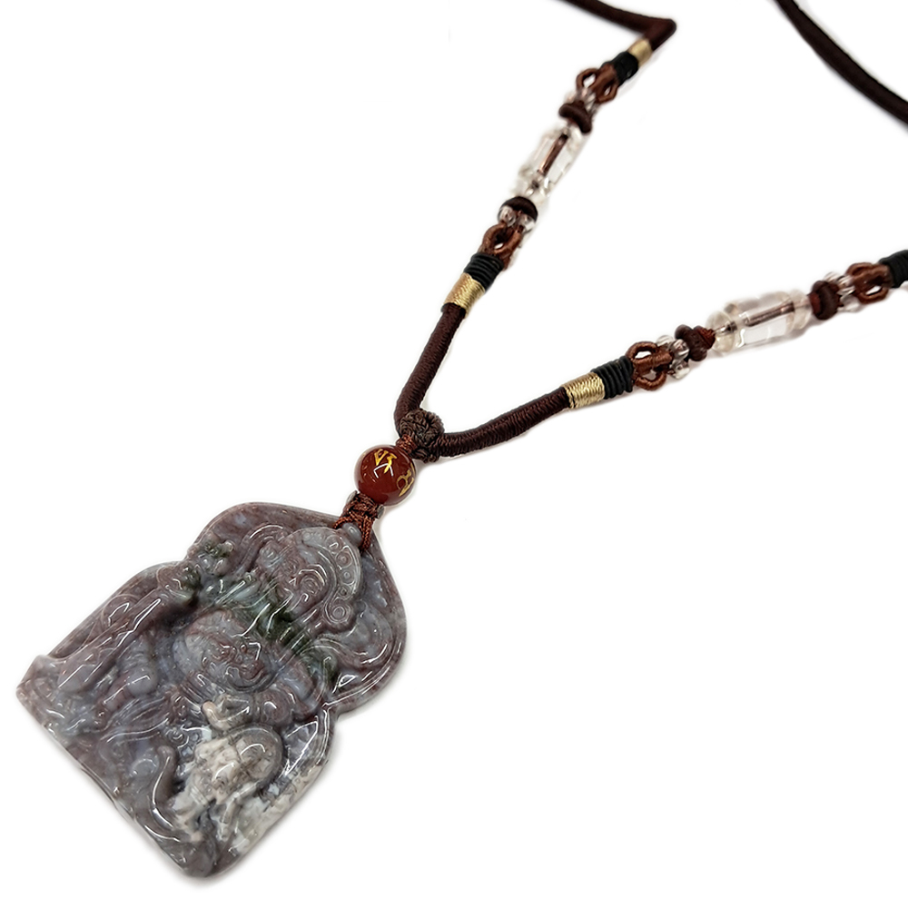 玄天上帝 {七彩玉}中國結項鍊【十方】139261