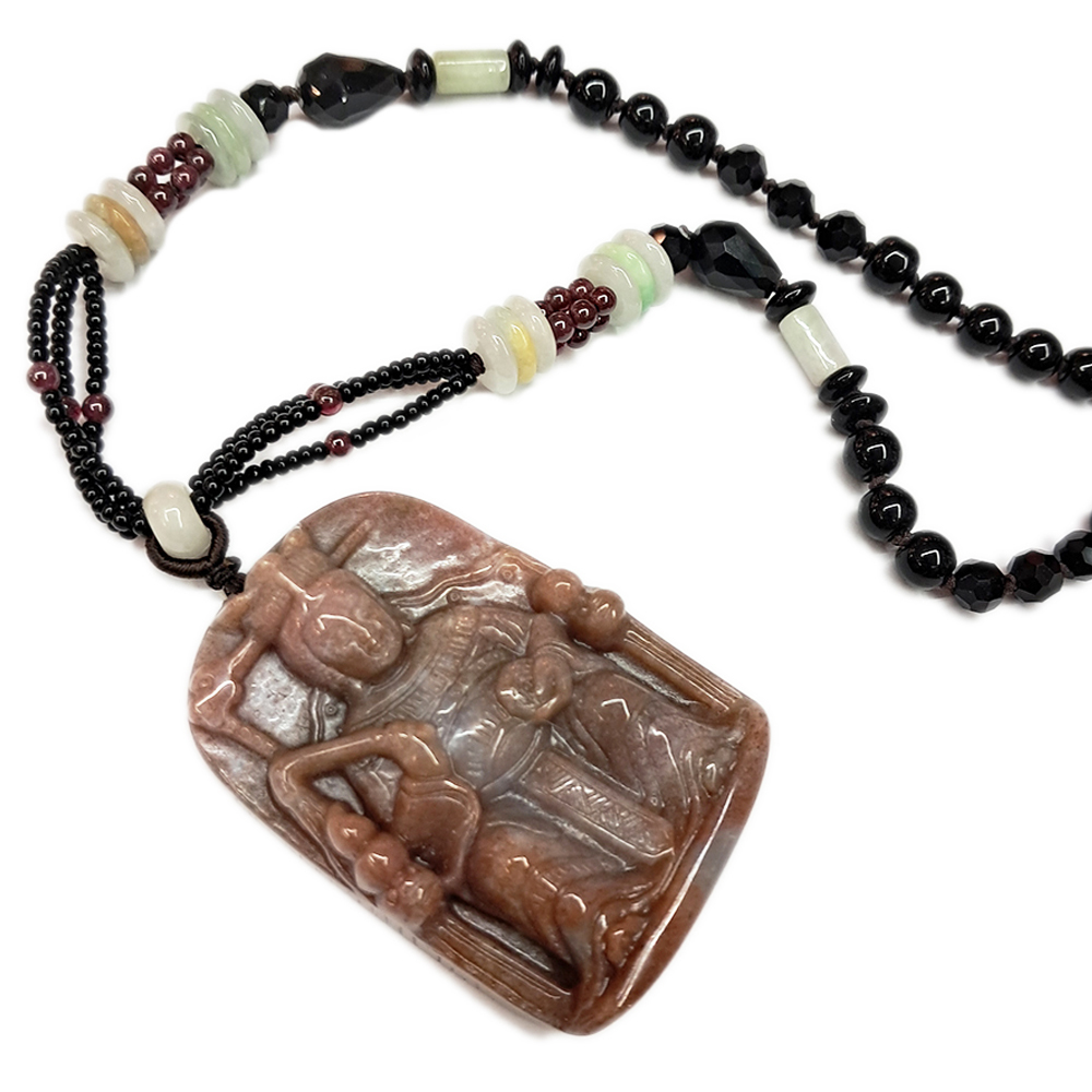 九天玄女 {七彩玉}中國結項鍊【十方】139267