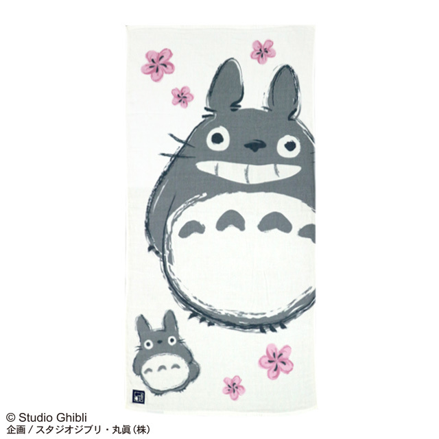 單面紗布洗臉毛巾 龍貓 春風和龍貓