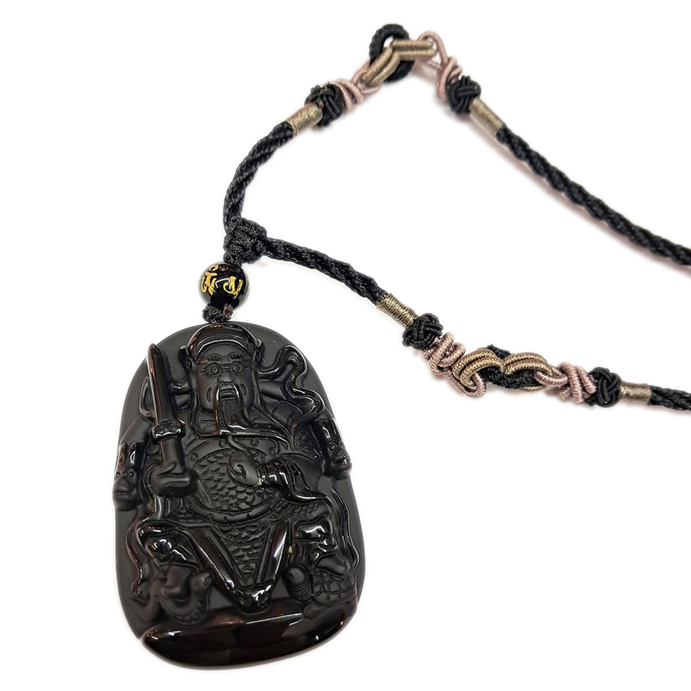 玄天上帝{黑曜石}中國結項鍊【十方】142133