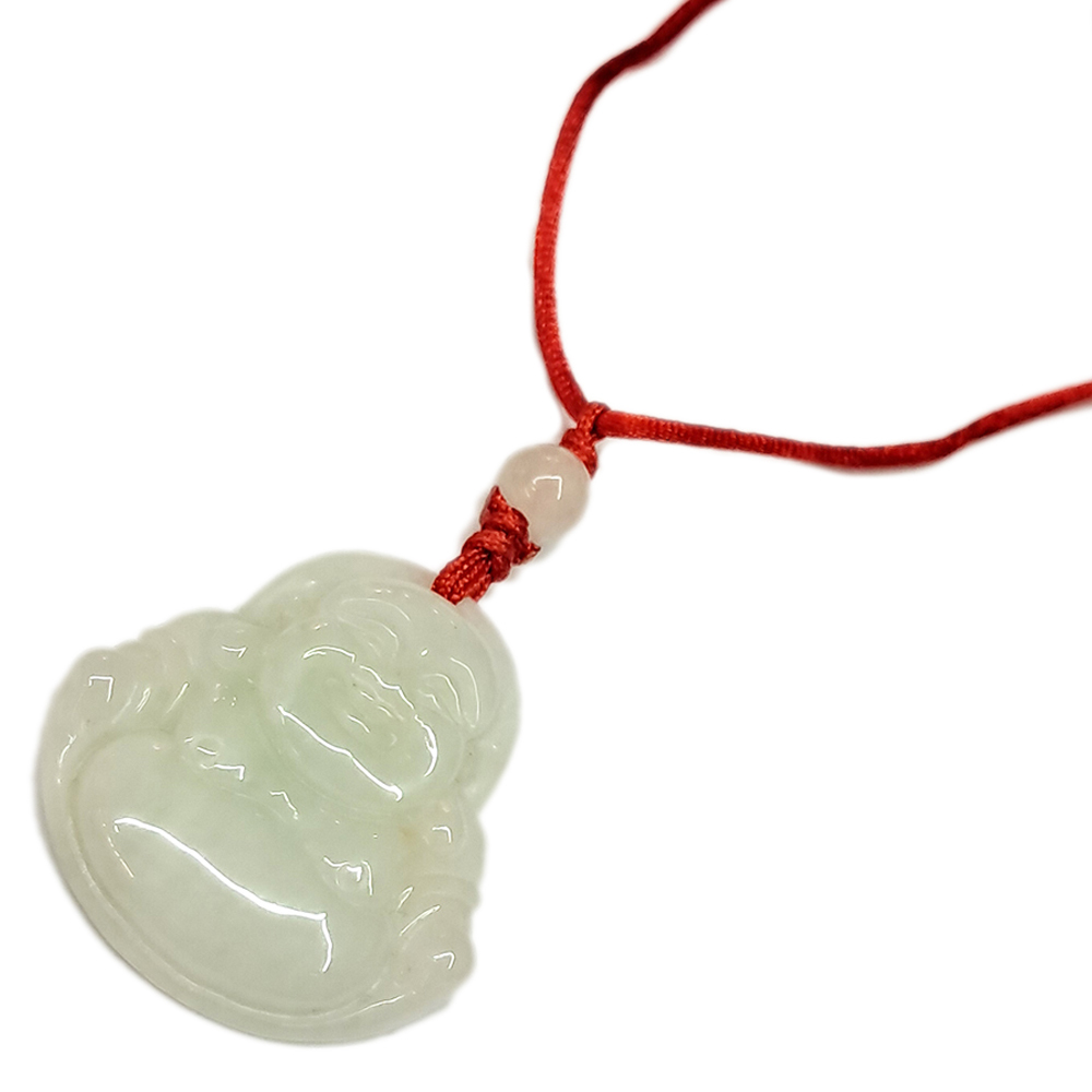 彌勒佛 緬甸玉 項鍊2.8公分【十方】148935