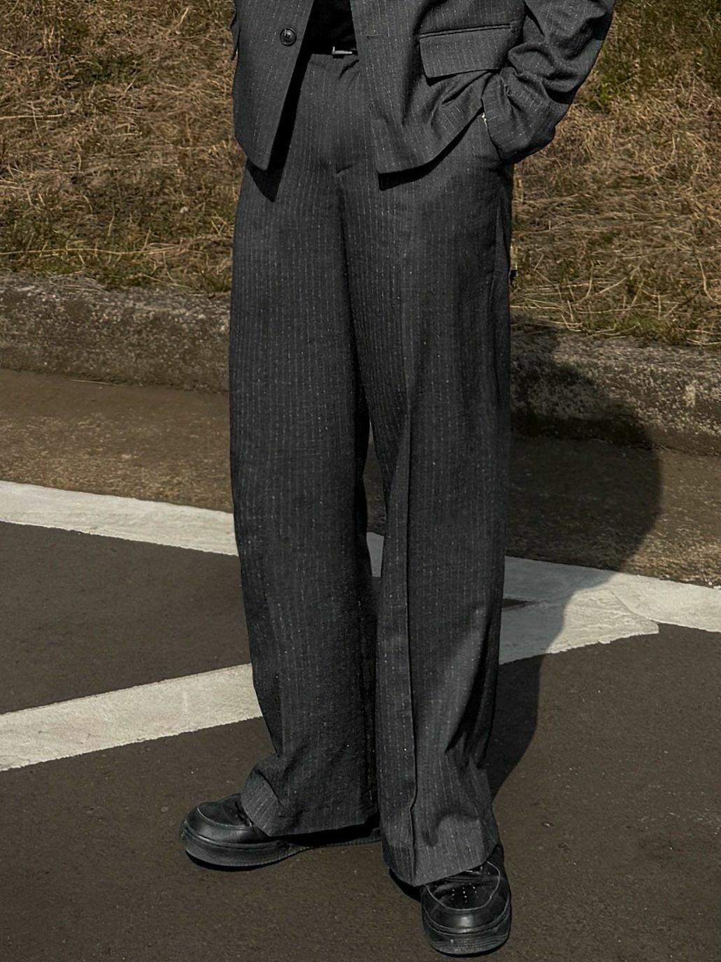 直間鬆身西褲 Crunky_youth-092P