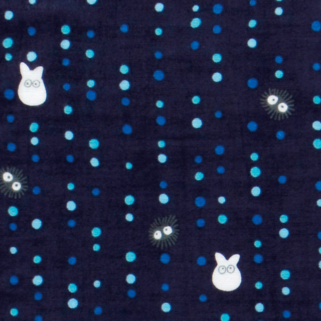 單面紗布洗臉毛巾 龍貓 雨夜