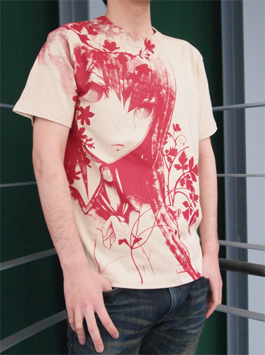 Cospa 0331 STEINS;GATE　紅莉栖Tｼｬﾂ　ﾗｲﾄﾍﾞｰｼﾞｭ LIGHT BEIGE