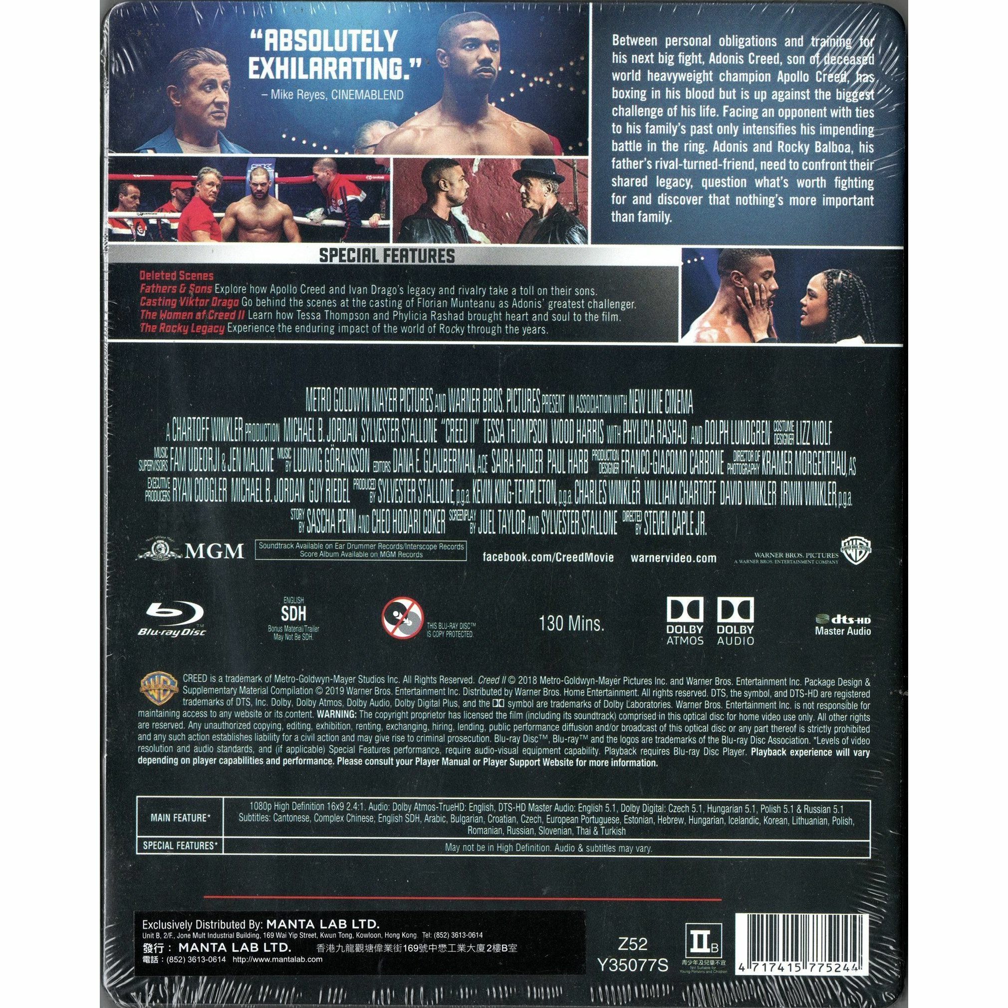 CREED II (Steelbook) (Blu-ray)
