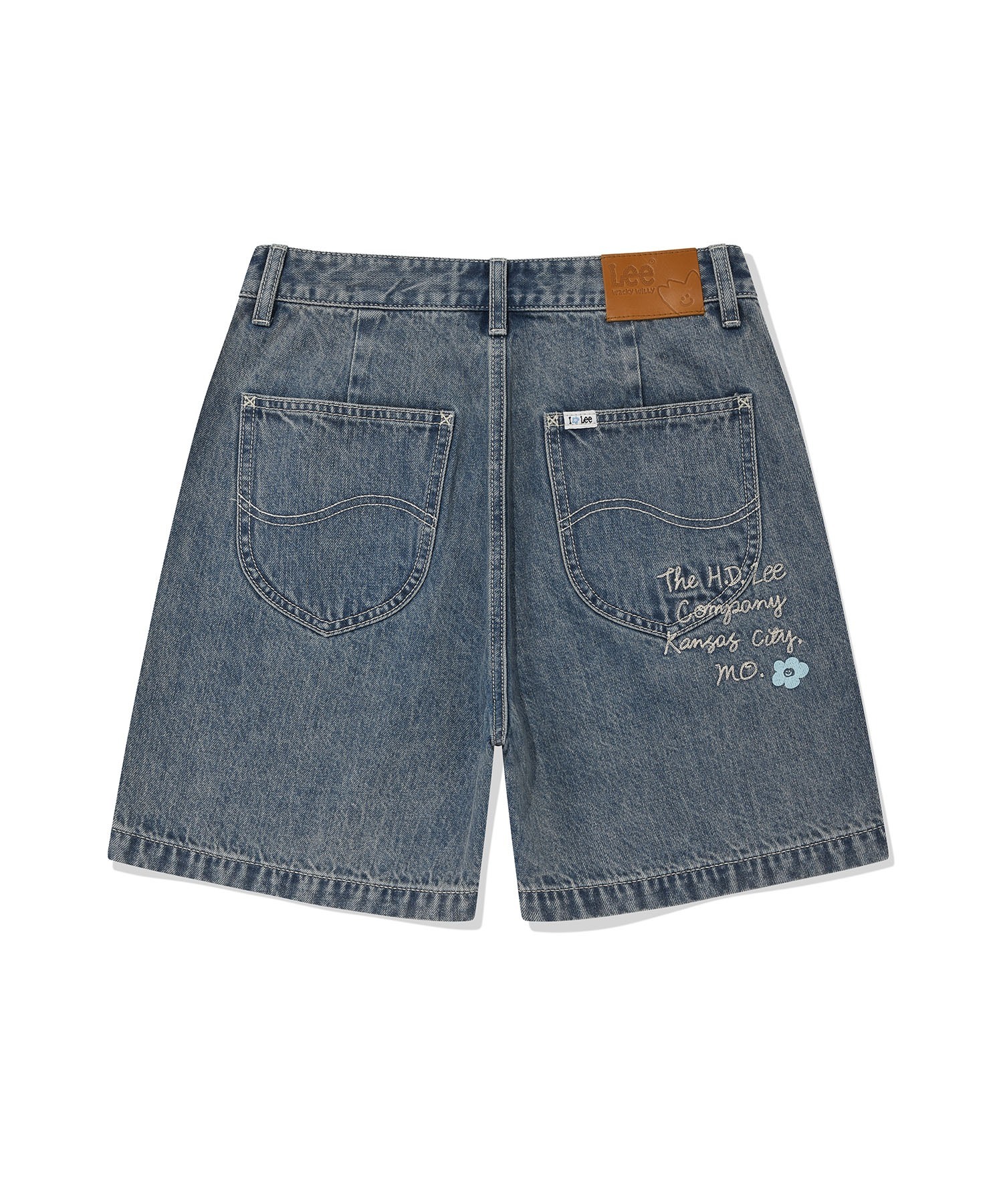 ★Wacky WiLLy★ Wakiwilly x Lee Women's Irililly Crop Short WACKY WILLY X LEE Women's Denim Shorts
