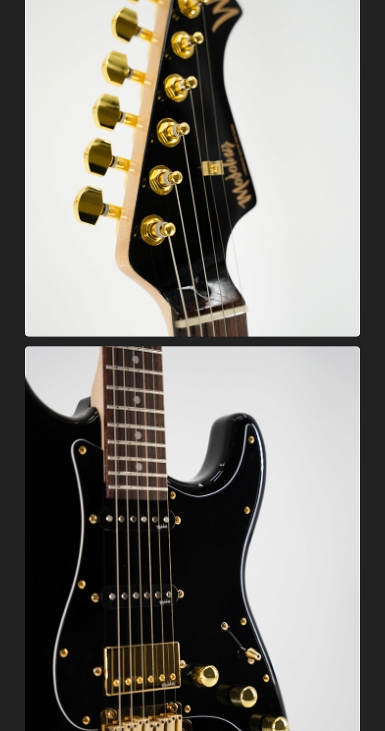 Mojolnir Mojolnir 魔捷尼爾 M50S 電吉他 黑金/白金 第 2 張圖片｜三峽吉他 / Bass