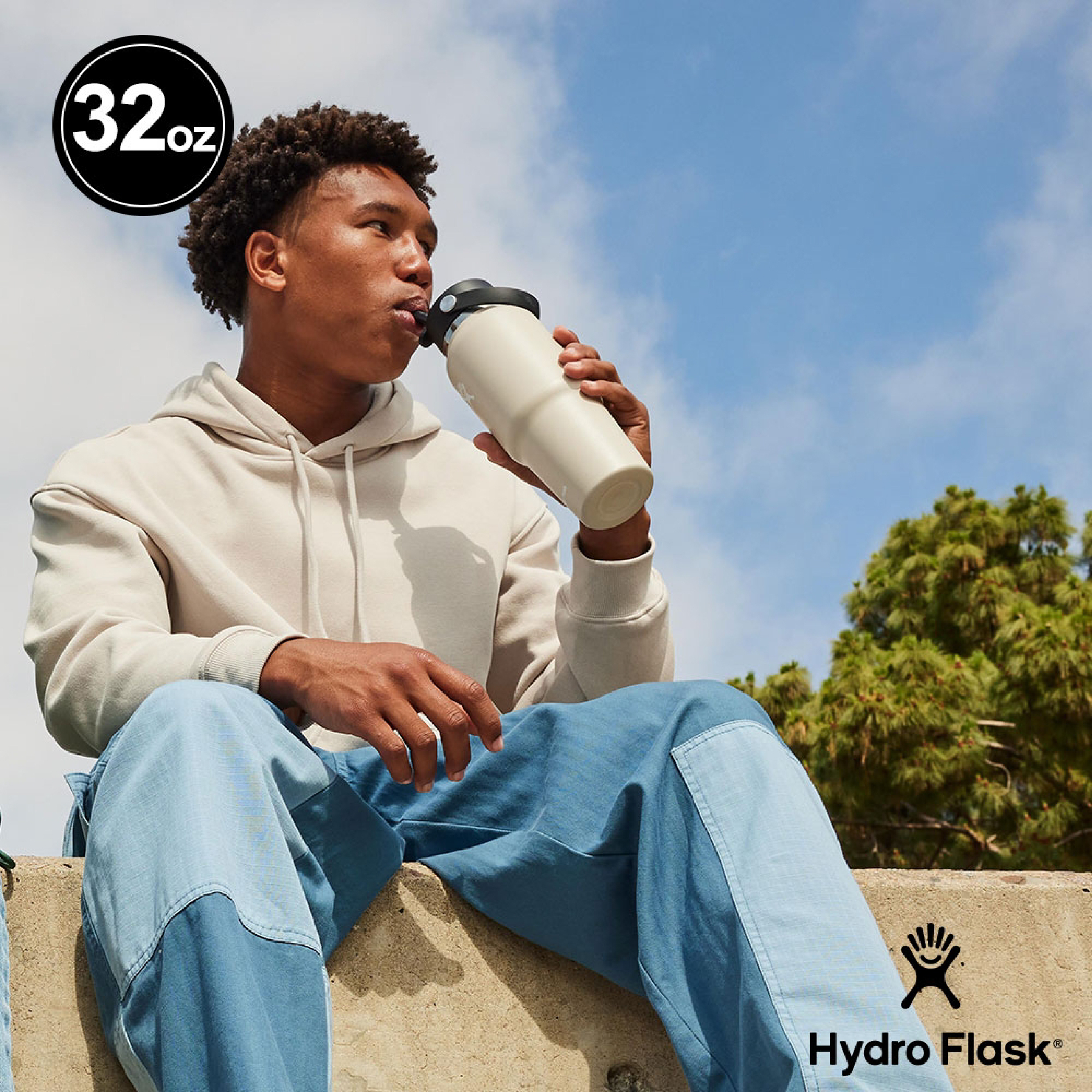 Hydro Flask 32oz 寬口 提環吸管 隨行保溫瓶