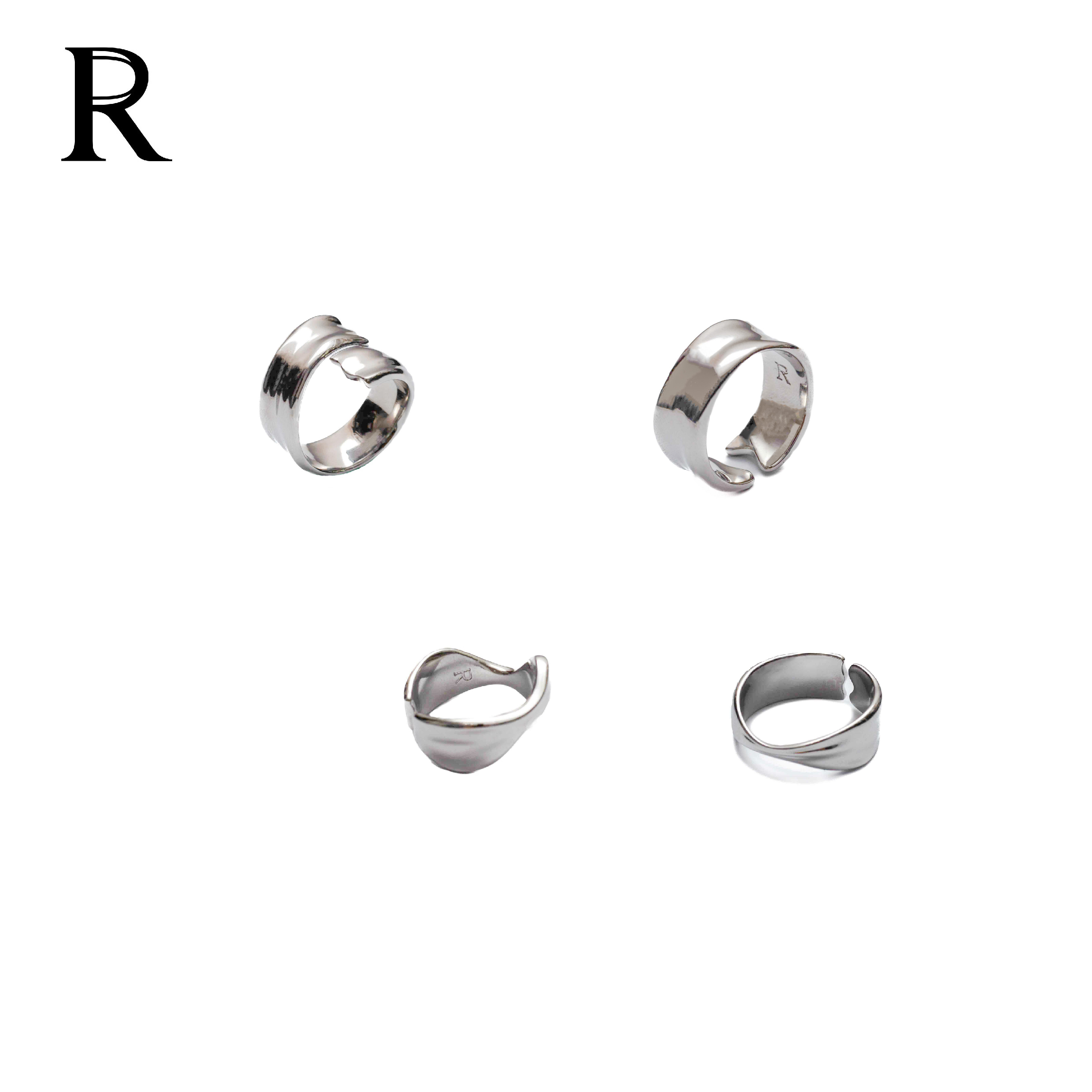 RECOVERY Ripple Wave Rings 波紋戒指