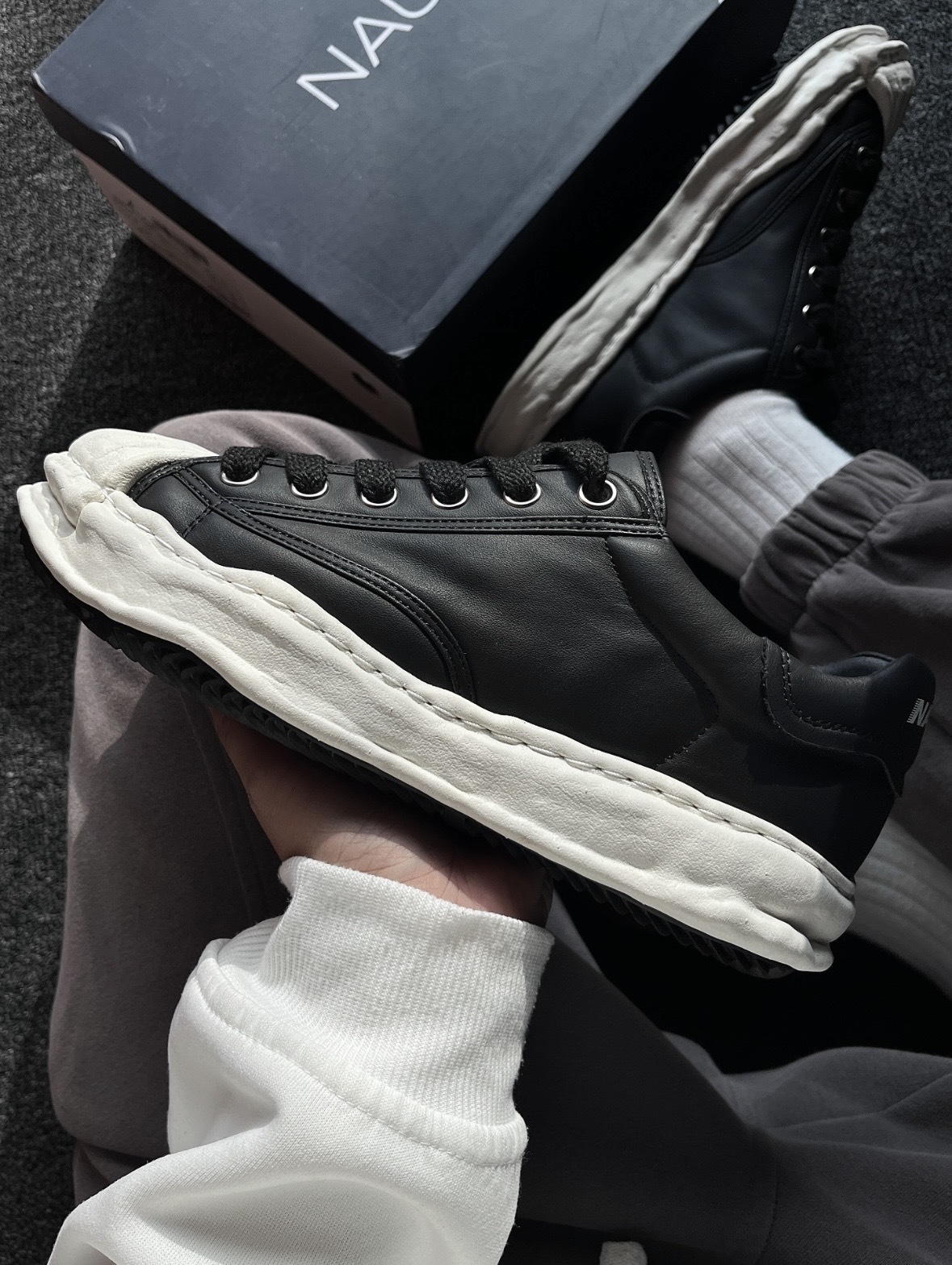 <MMY平替> Nautica 貝殼溶解鞋 純黑