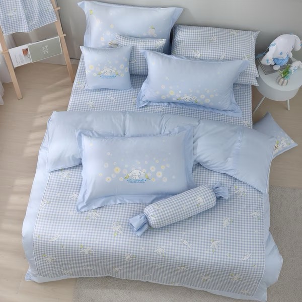 大耳狗床包兩用被組｜精梳棉｜甜蜜篇