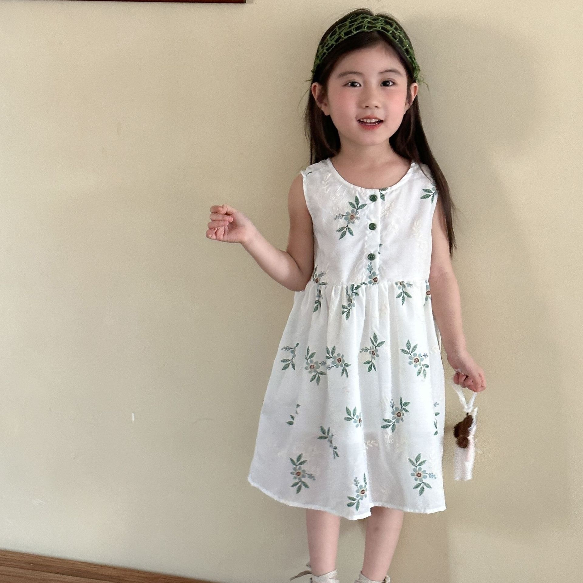 純棉文藝碎花洋裝