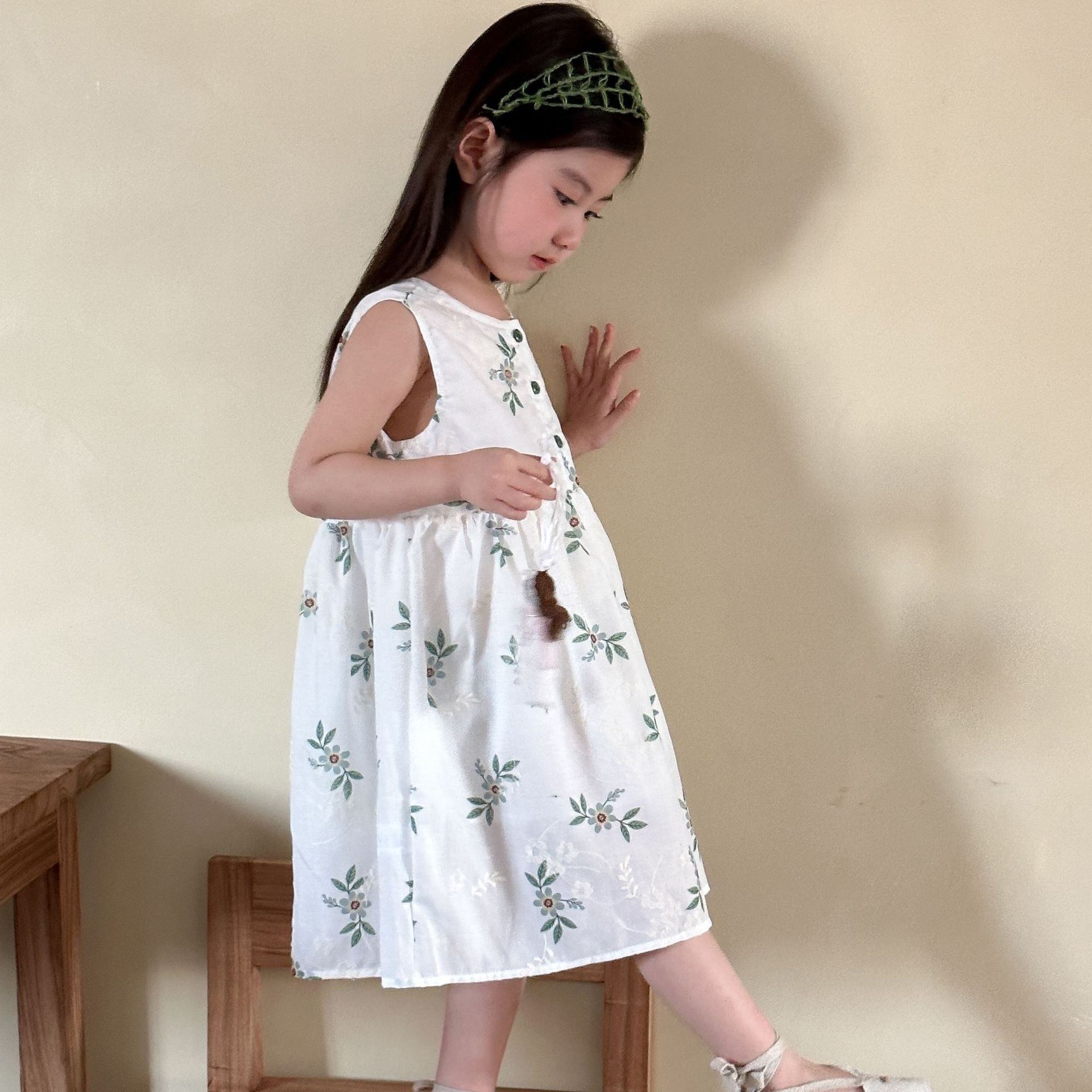 純棉文藝碎花洋裝