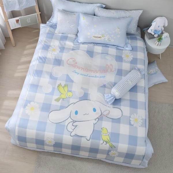 大耳狗床包兩用被組｜精梳棉｜泡泡篇