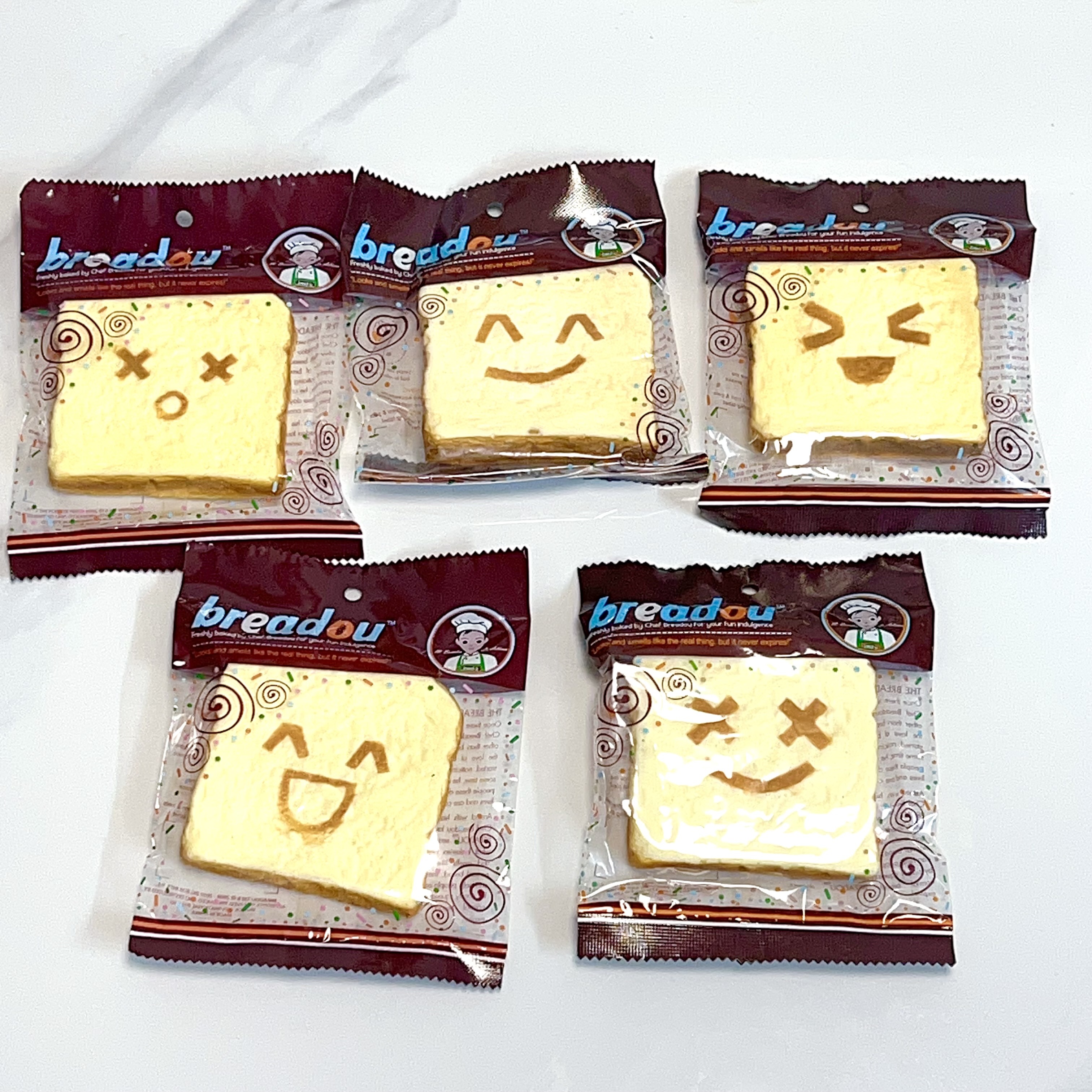 Breadou vintage toast squishy