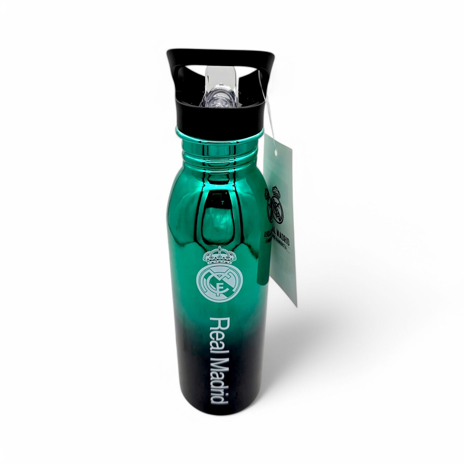 皇家馬德里閃綠色金屬水樽