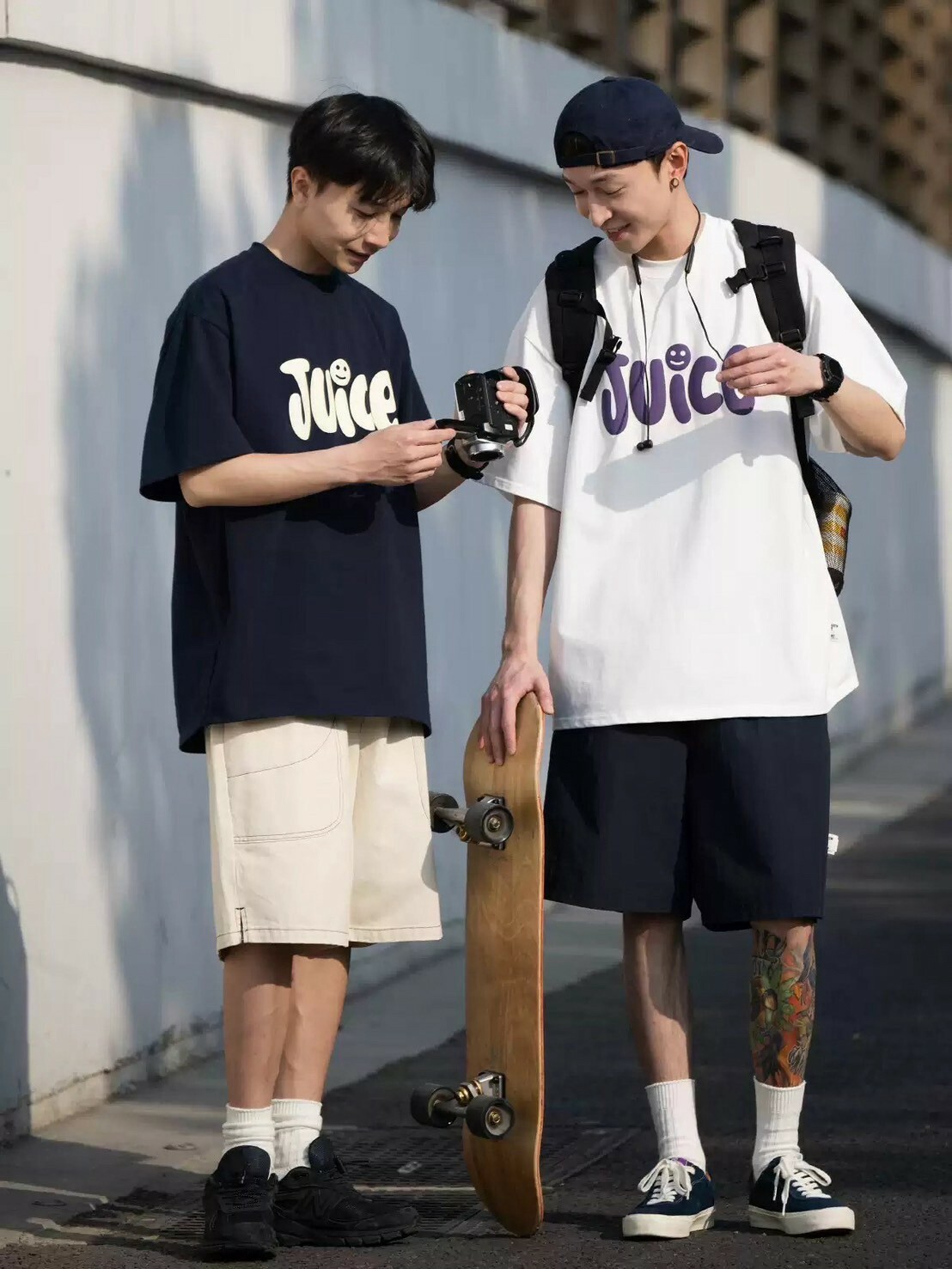 自訂款 JUICE笑臉印花短T IM80896